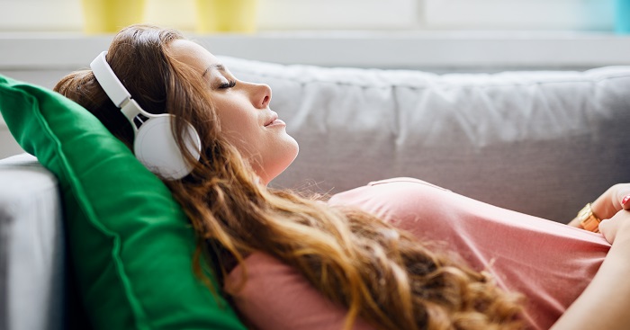 Sleeping headphones image