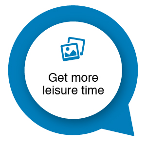 Get more leisure time