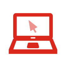 red laptop icon