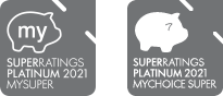 SuperRatings Platinum 2021 MySuper and MyChoice Super